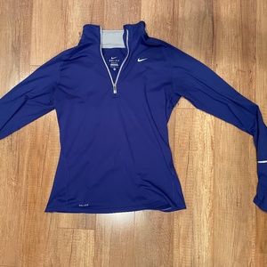 Nike Medium Royal Blue Running Quarter Zip